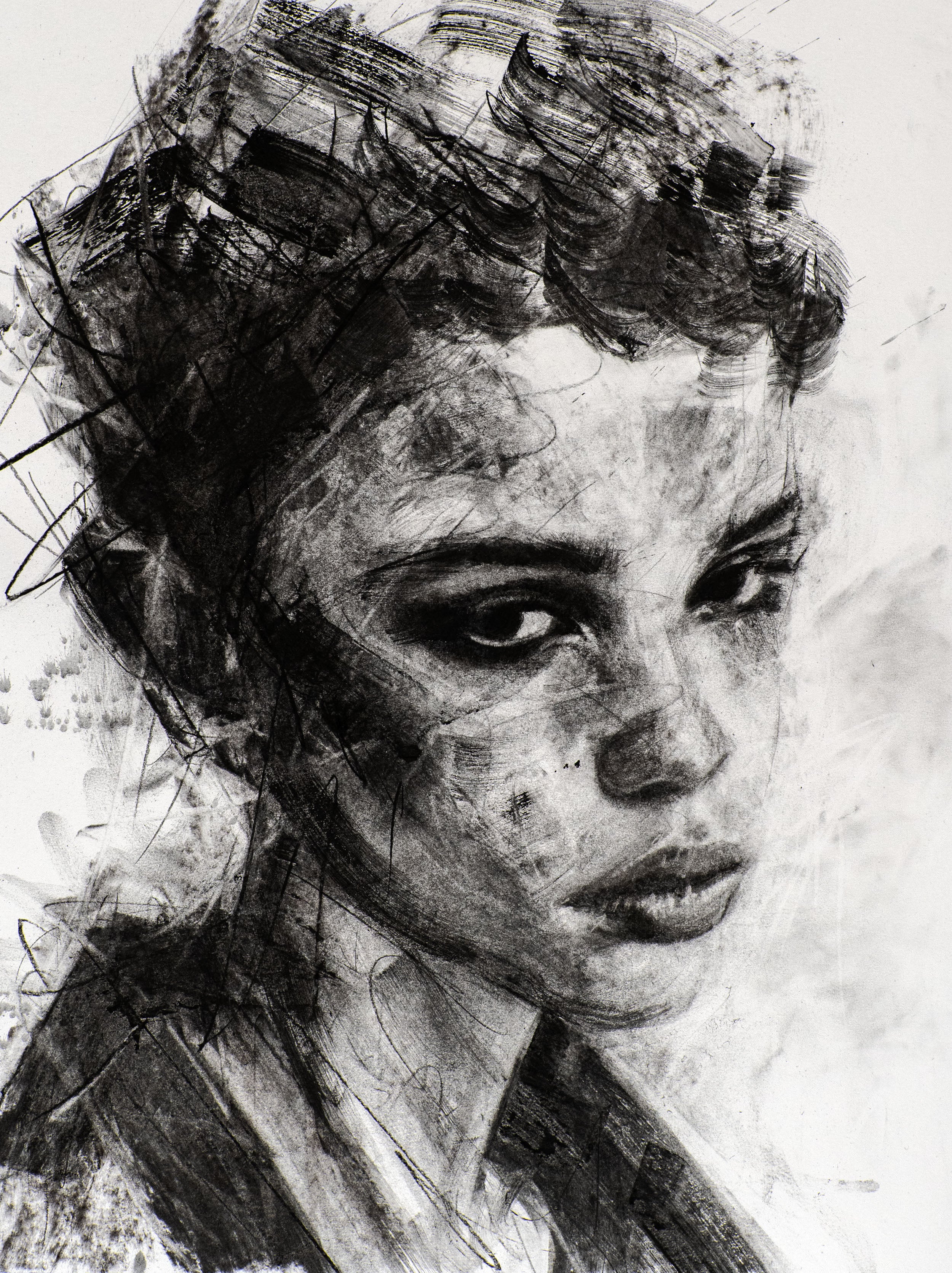 Drawing #6 - Charcoal Series, Part III