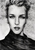 Portrait Commission — Original Charcoal Artwork