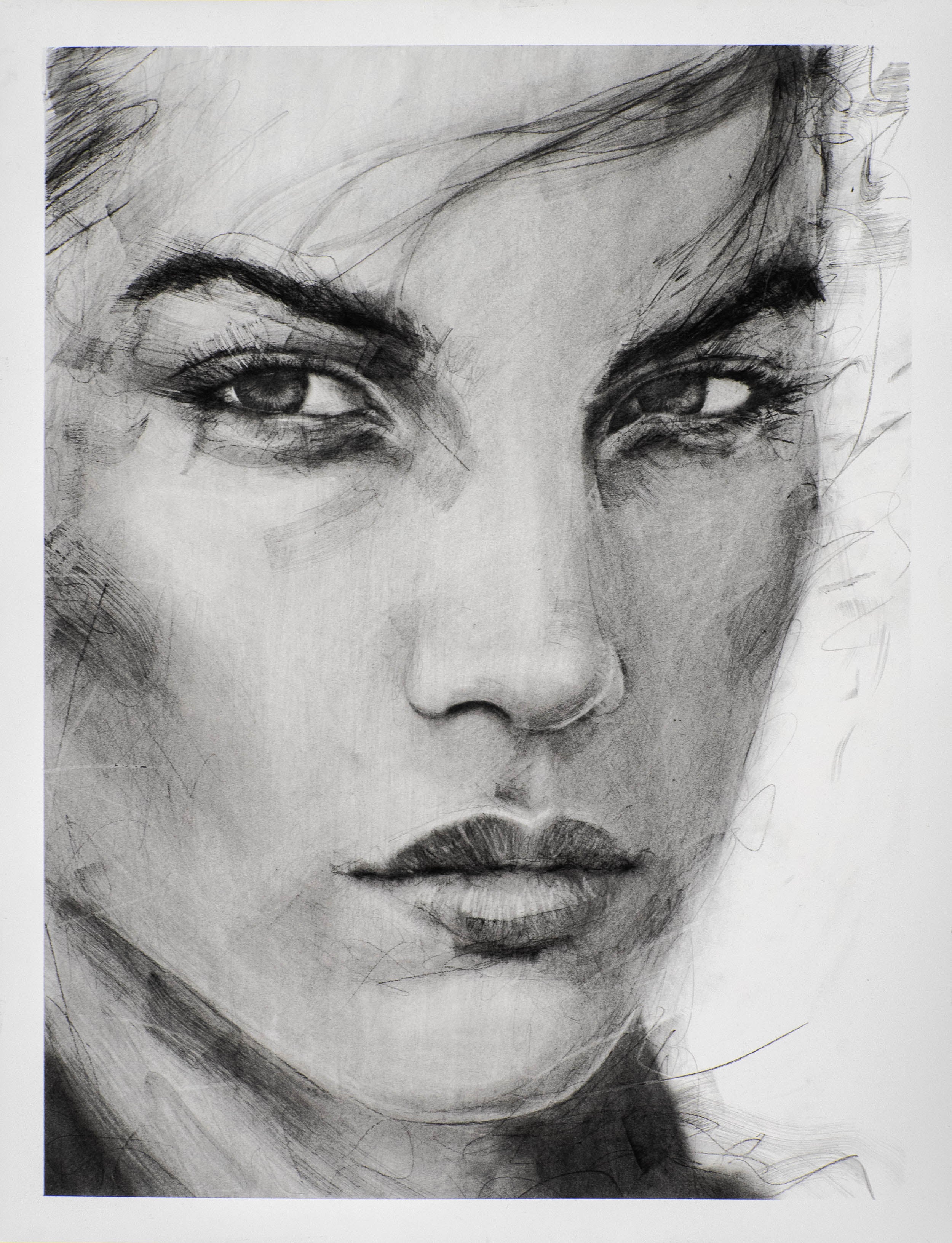 Portrait #4 — Charcoal Series, Part II