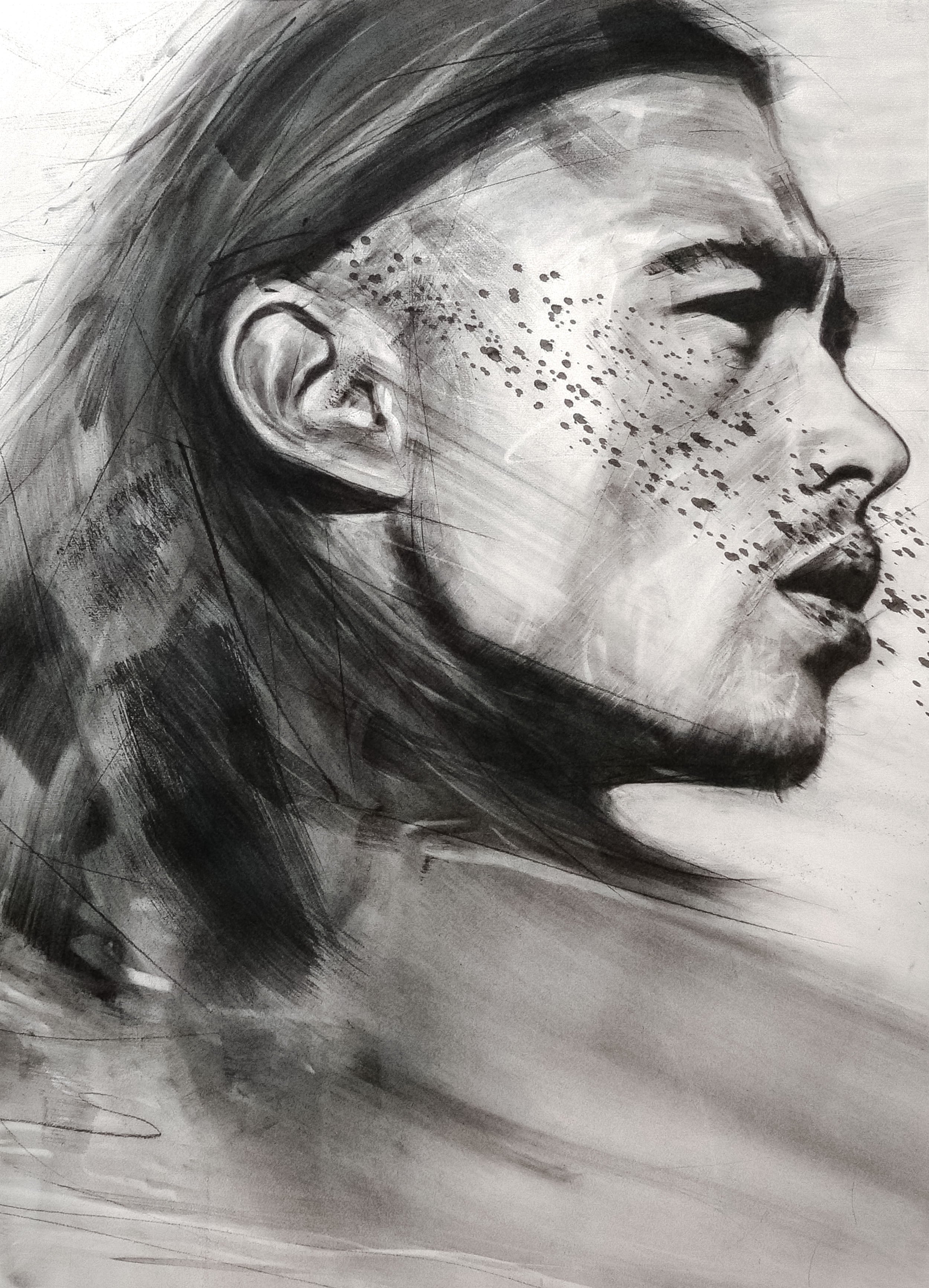 Portrait #4 — Charcoal Series, Part III