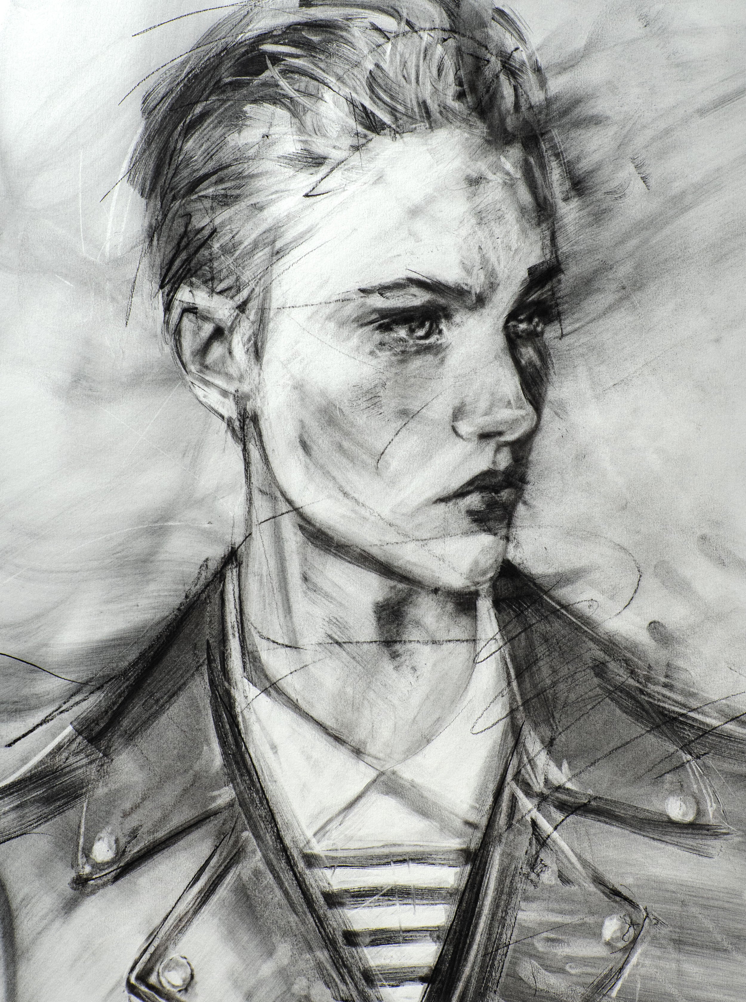 Portrait #5 — Charcoal Series, Part III