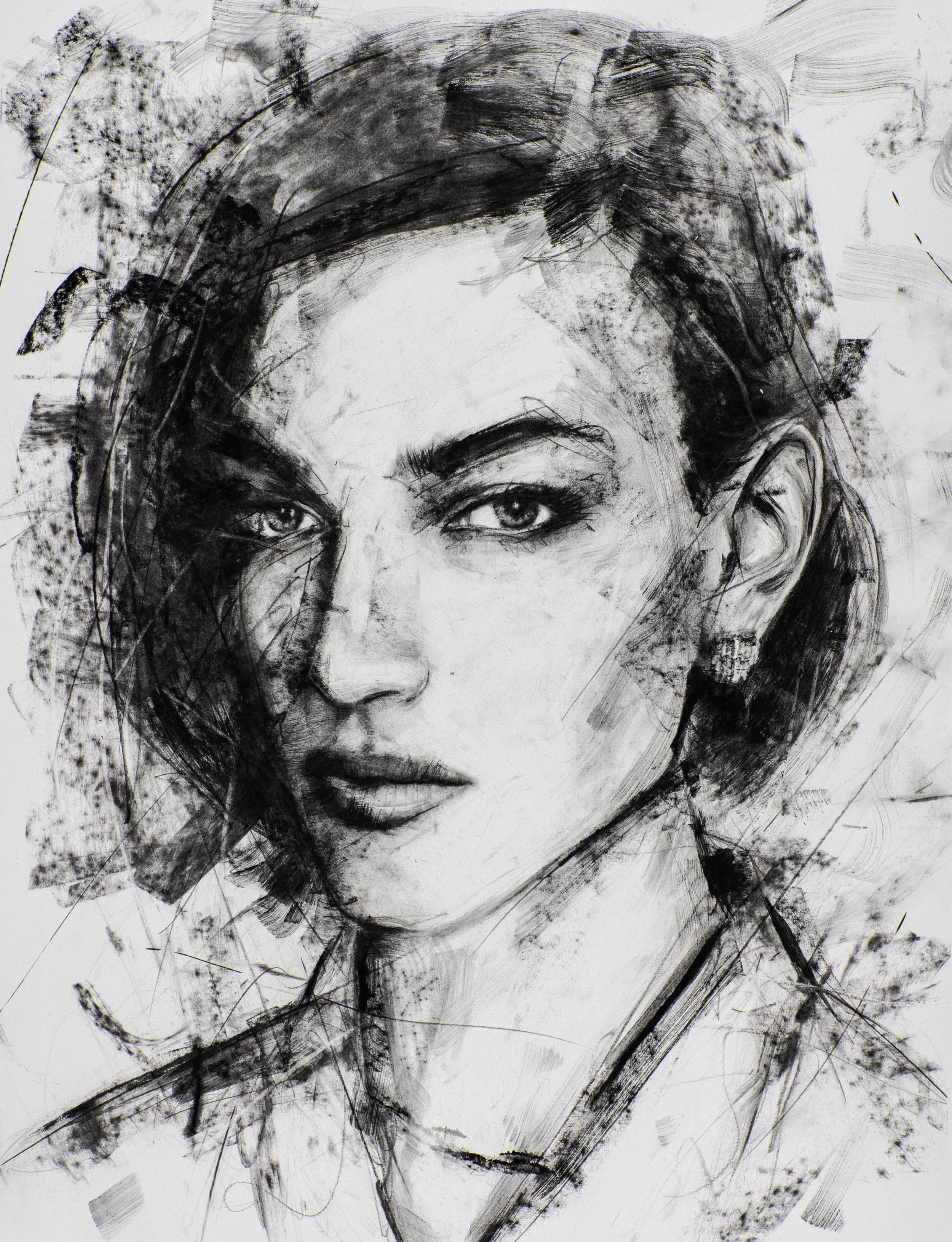 Portrait #5 — Charcoal Series, Part II