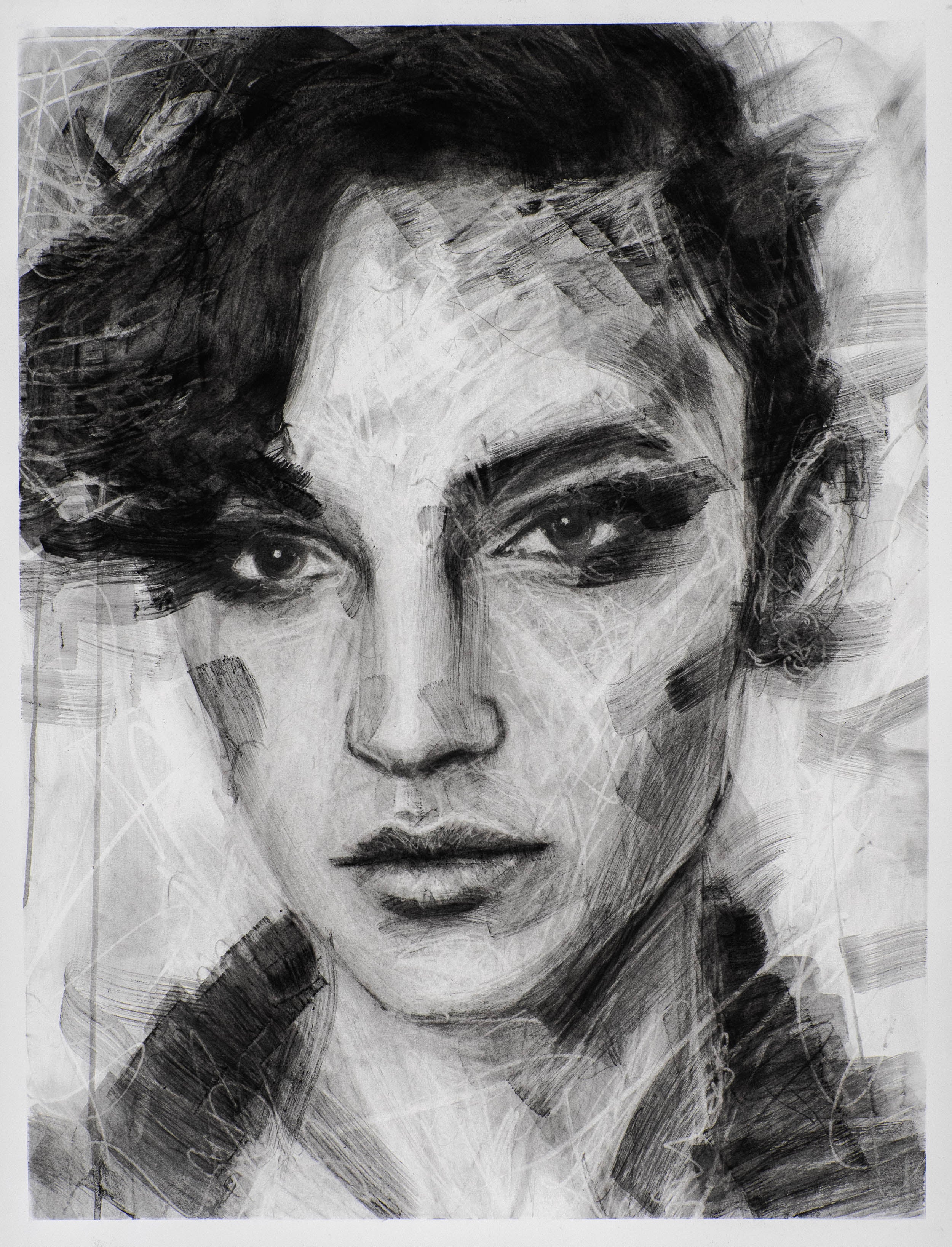 Portrait #3 — Charcoal Series, Part II