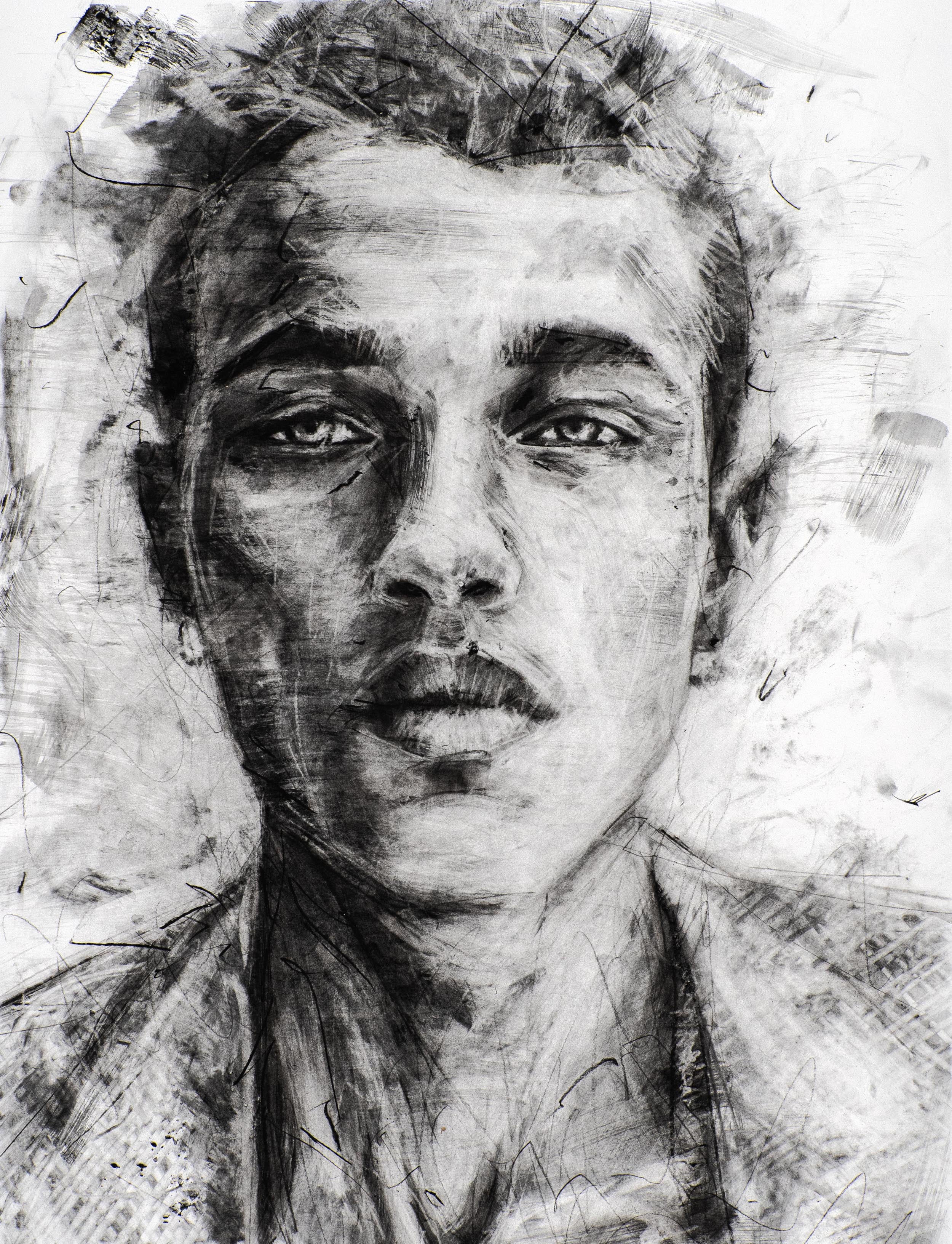 Portrait #8 — Charcoal Series, Part II